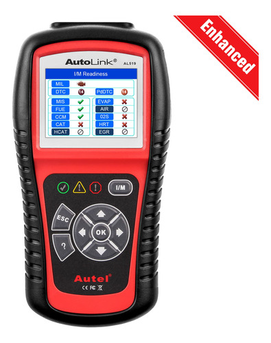 Autel Autolink Al519 Obd2 Escaner Modo Mejorado 6 Lector