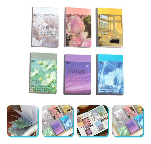 5 Juegos De Pegatinas For Libros Con Forma De Paisaje Y Cue