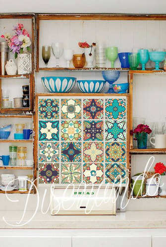 Azulejos Autoadhesivos Vinilos Decorativos - Retro! Guardas