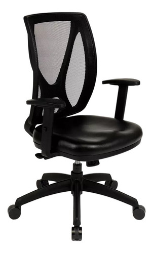 Silla Escritorio Rossi Alma Brazos Asiento Regulables Negra 