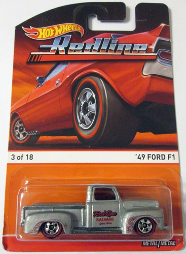Hot Wheels Redline '49 Ford F1 Mide 7 Cm Escala 1:64