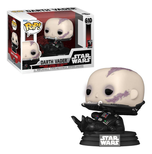 Boneco Funko Pop! Star Wars - Darth Vader Sem Máscara