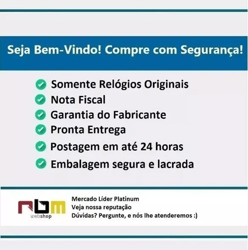 Relógio Casio Masculino Preto Digital Analógico Original