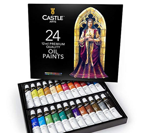 Juego De Pintura Al Óleo De Castle Art Supplies 24 Colores