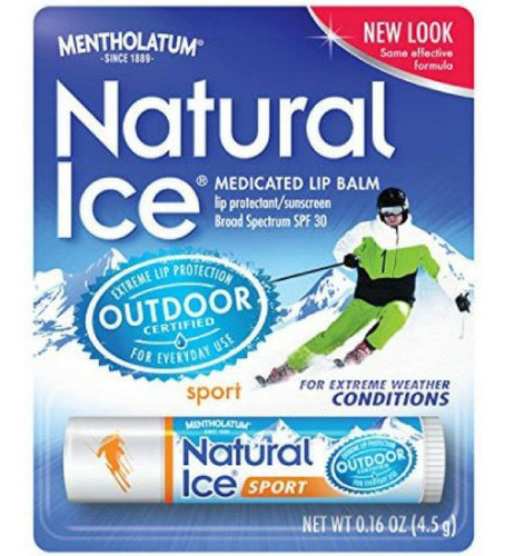 Mentholatum Protector Solar De Hielo Natural Y Protector De 