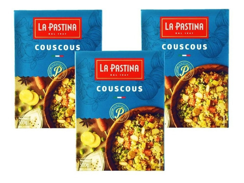 3 Couscous Italiano La Pastina 500g Cuscuz Em Promoção 