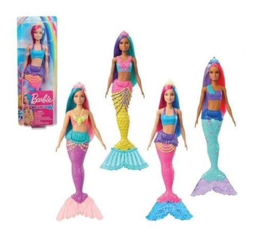 Muñeca Barbie Sirena Dreamtopia Original De Mttel