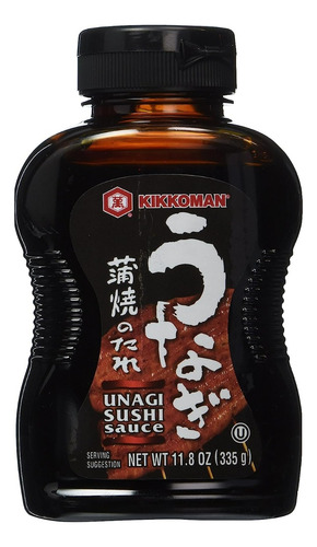 Una Botella Salsa Anguila Kikkoman 335 Gr. Unagi Sushi Sauce
