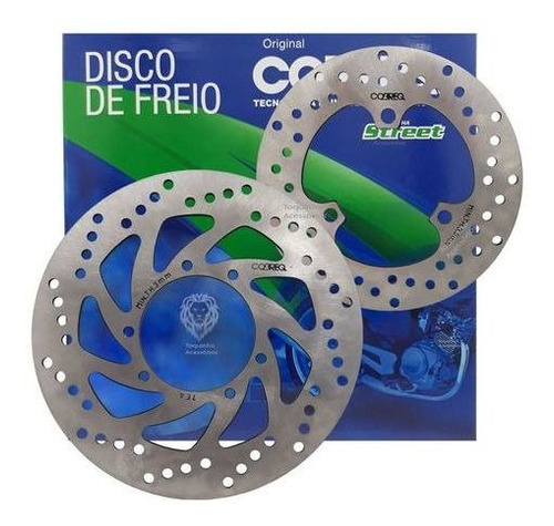 Kit Disco Freio Diant E Traseiro+pastilhas Tenere 250 Cobreq