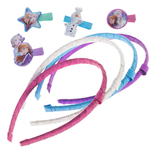 Conjunto De Belleza Frozen Ii Diademas Y Clips