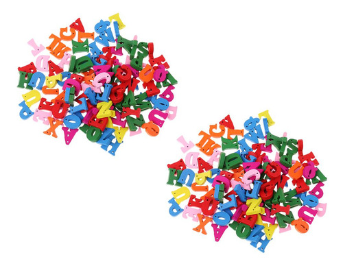 200pcs Juguetes Juegos Decorativos De Con Letras Mezcladas