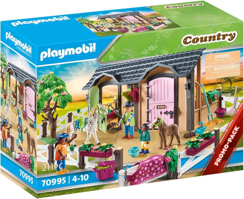 Playmobil Country 70995 Clases De Equitación Con Boxes