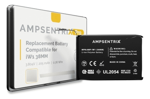 Batería Iwatch 38mm Serie 1 Ampsentrix