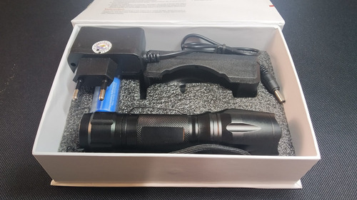 Lanterna Tática Led Cree 400 Lumens Recarregável Militar