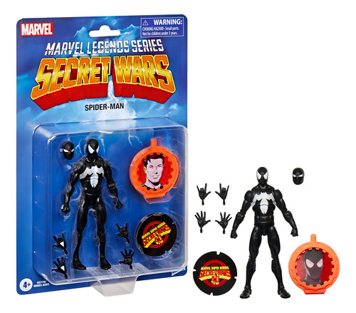Figura De Acción Marvel Legends Series Secret Wars Spiderman