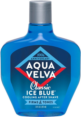 After Shave Aqua Velva Colonia Clásic Ice Blue  207 Ml
