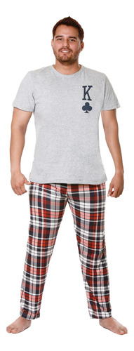 Pijama Hombre Caballero Manga Corta Estampados Surtidos Moda