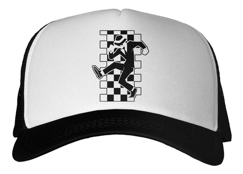 Gorra Ska Music Dance Silueta Bailando Musica