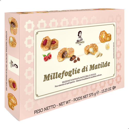 Biscoito Recheado Sortido Massa Folhada Vicenzi 375g