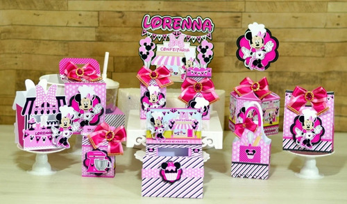 Arquivo De Corte Kit Minnie Confeitaria 01