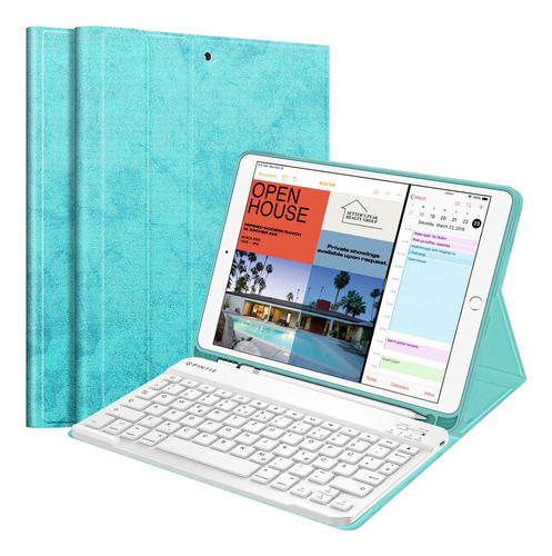 Funda Para Teclado Con Soporte Para Lápiz Para iPad Air D