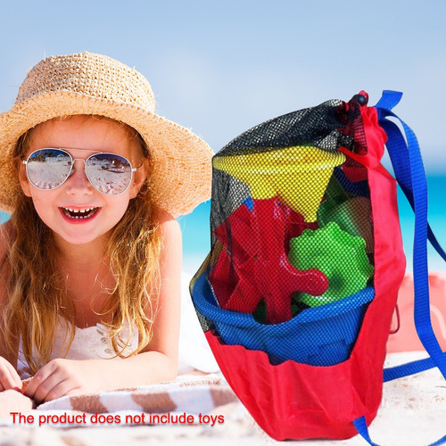 I Bolsa De Malla De Playa Portátil De 2 Piezas Para Niños