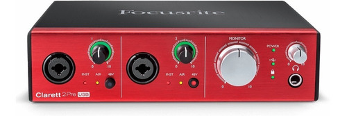 Focusrite Clarett 2pre Inteface De Audio Usb 