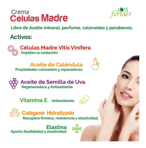 Imagen 2 de 9 de Crema Celulas Madre 2x1 Envío Gratis