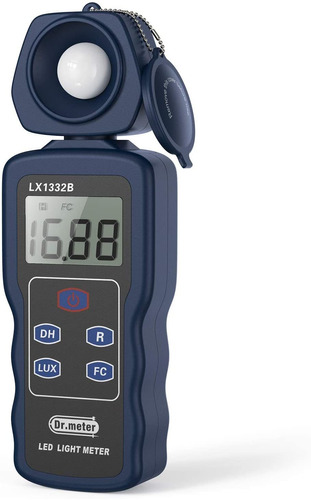 Luxómetro Digital Dr.meter, Led, 200.000 Lux, 270°, Preciso