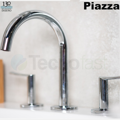 Griferia Baño Bacha Lavatorio Piazza Mind 21401 Cromo Metal