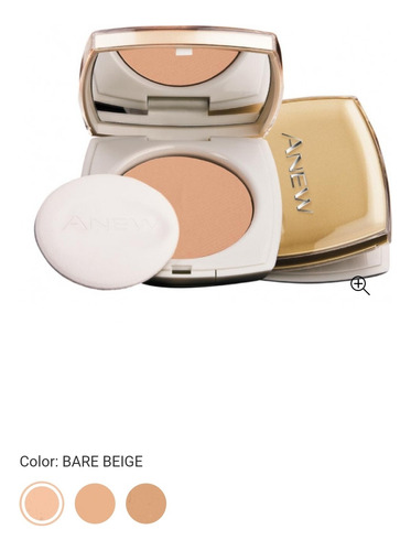 Polvo Compacto Anew Avon Fps 15- 10g Original Maquillaje 