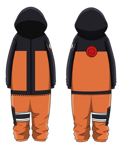 A Anime Naruto Uzumaki Naruto Pajamas Ropa De Casa Una Pieza