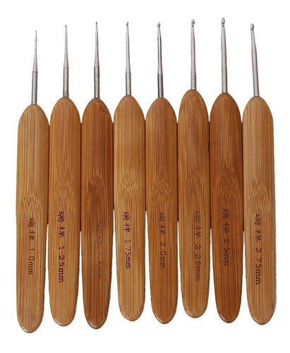 20pcs Crochet Hooks Agujas De Tejer Con Estuche