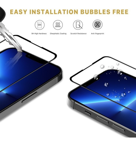 Vidrio Templado Para Iphone 13 Pro Max Full Mybat