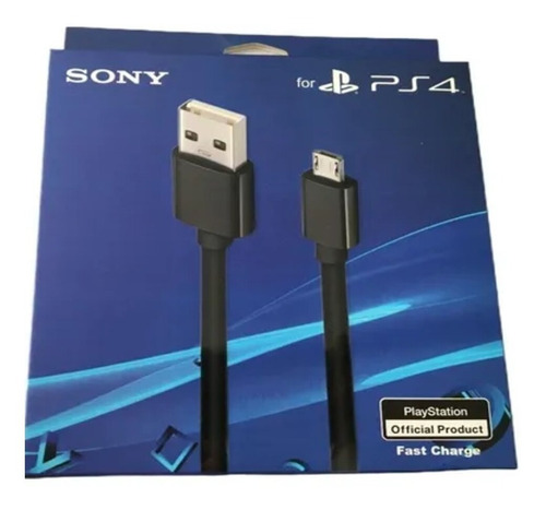 Imagen 1 de 3 de Cable De Carga Usb Oficial De Sony Para Ps4 Play 4 Original