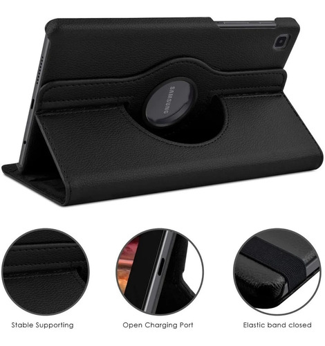 Imagen 2 de 6 de Funda Giratoria 360° Para Samsung Tab A7 Lite T220
