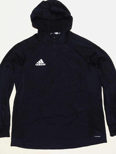 Sudadera adidas Climawarm Negra Half Zip Talla Chica  S