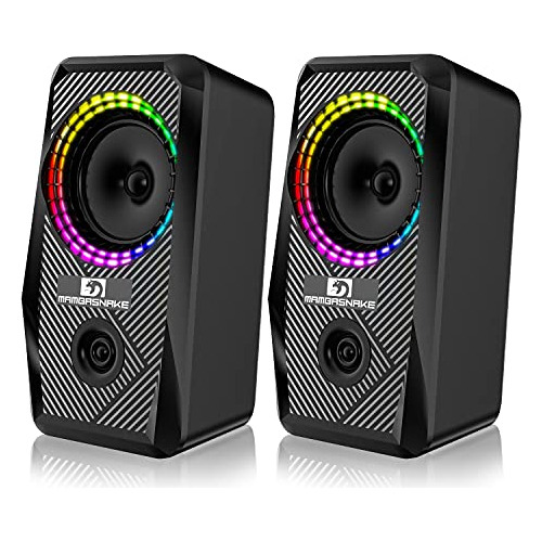 Altavoces Computadora, 10w Rgb Gaming Speakers 2.0 Usb ...