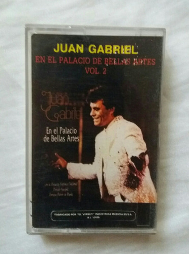 Juan Gabriel En El Palacio De Bellas Artes Vol. 2 Cassette 