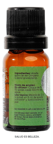 Aceite Esencial De Orégano 100% Puro 10 Ml Pacalli