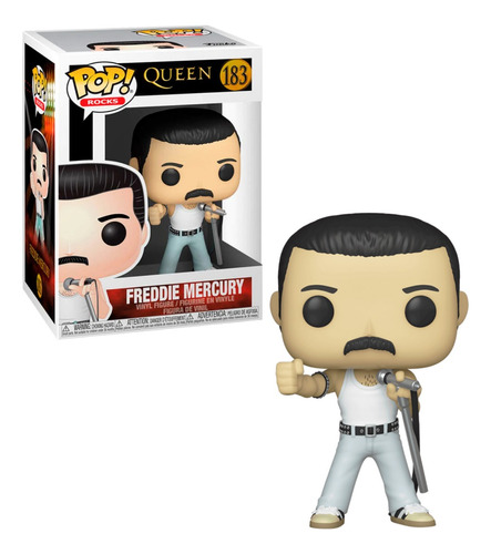 Freddie Mercury Funko Pop 183 / Queen / Radio Gaga Original