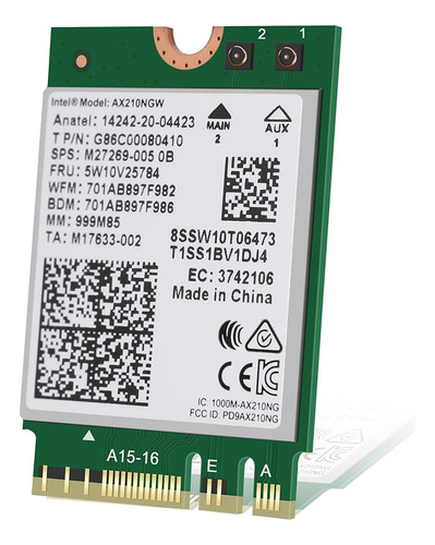 Tarjeta De Red Bluetooth 5.3 Tril210 Tri-fi 6e Bluetooth 5.3
