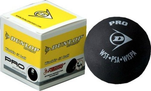 Pro Pelota Squash Doble Punto Amarillo Dot By Dunlop