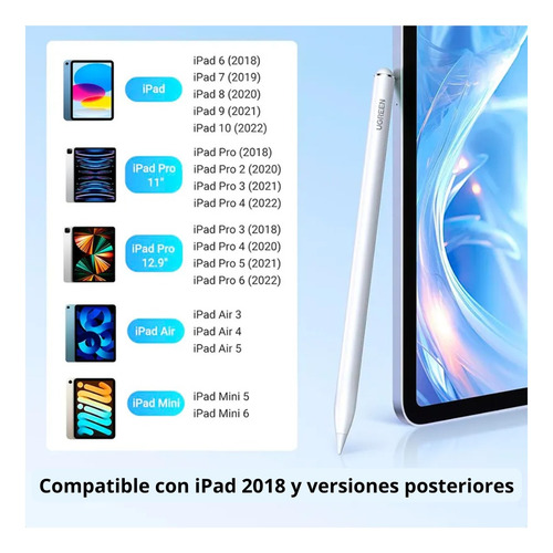 Lápiz Ugreen Óptico Inteligente Para iPad / Pro Lp787