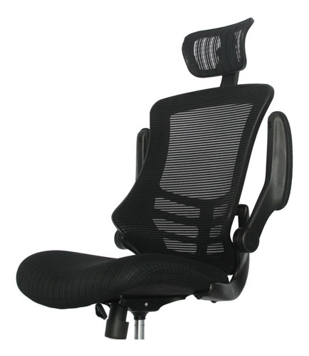 Imagen 7 de 7 de Silla De Oficina Tubara Presidente Braz Abatible Base Nylon