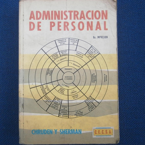 Administracion De Personal, Chruden Y Sherman, Ed. C.e.c.s.a