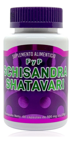 Schisandra Shatavari 60 Cápsulas F Y P Fer & Greco