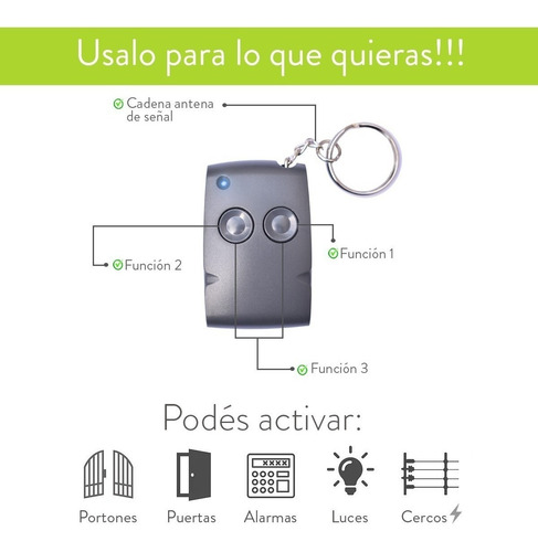 Control Remoto Vecinal Alarma Inalambrica Hexacom Codic01