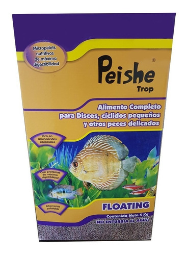  Alimento Shulet Peishe Trop 5 Kg Flote P/peces Tropicales