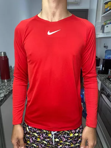 Camiseta térmica niño larga Nike roja